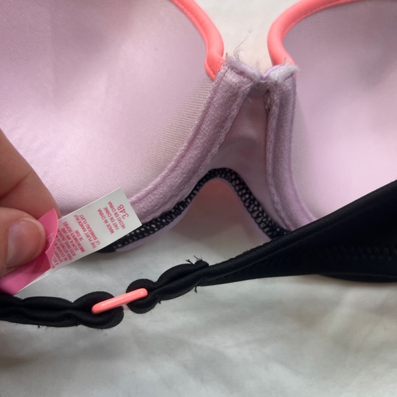 Victoria's Secret Multicolor The Flirt Bandeau Underwire Swim Bikini Top Sz 34B - Picture 4 of 5